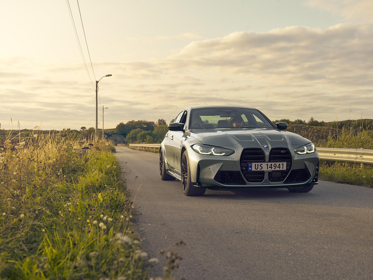 Bmw, Bmw M3 G80, Norway, Pedesaan, Alam